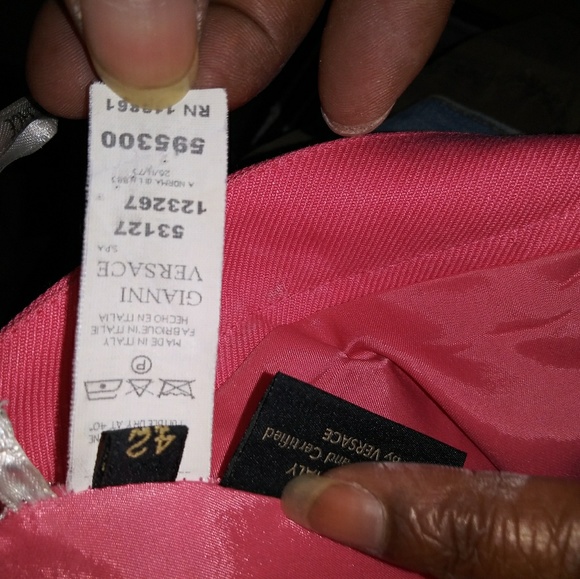 VERSACE PINK SLEEVELESS DRESS - Picture 2 of 3